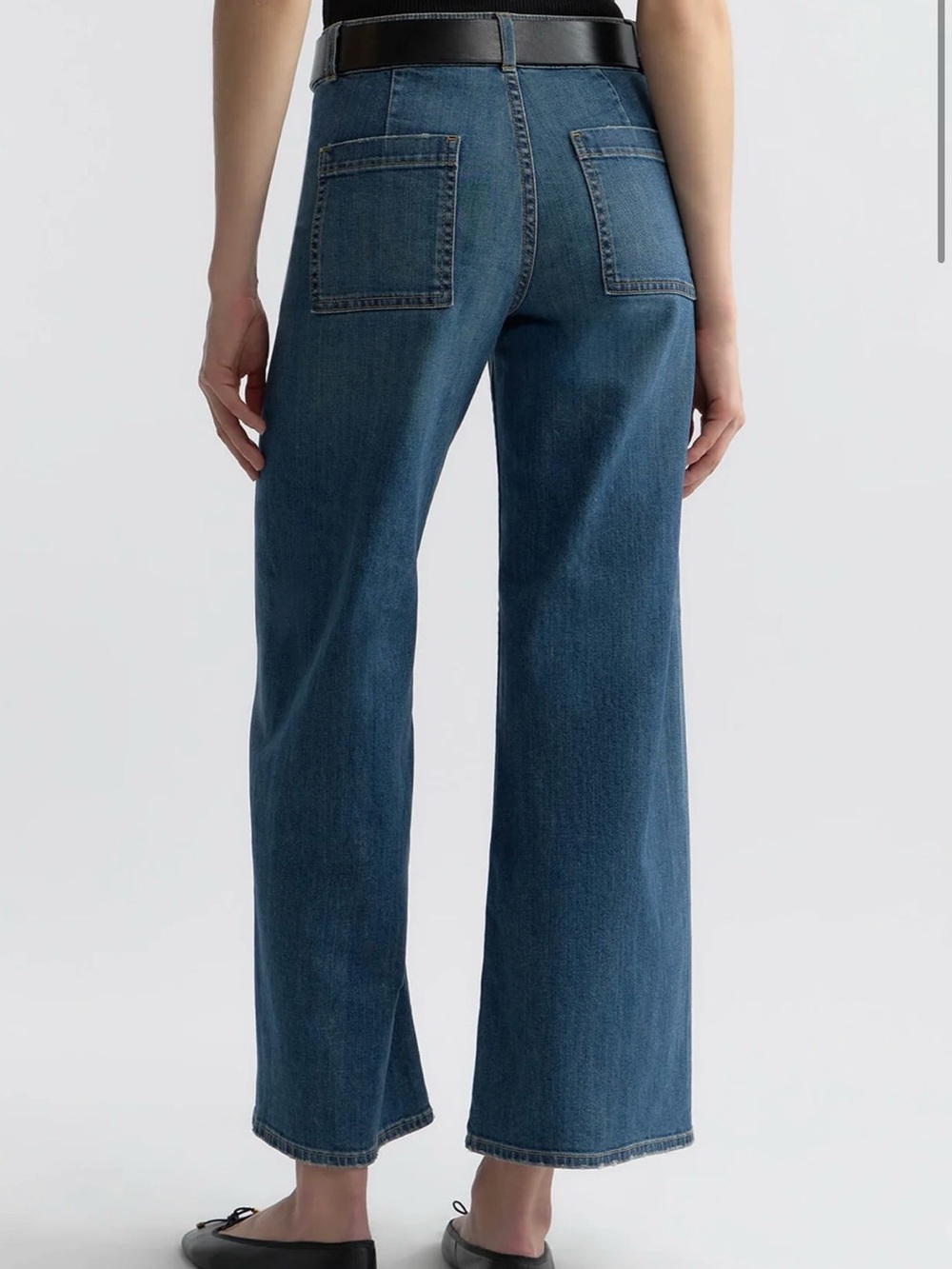 Nili lotan Megan jean 25 classic wash wide leg nwt $440 - Picture 2 of 9